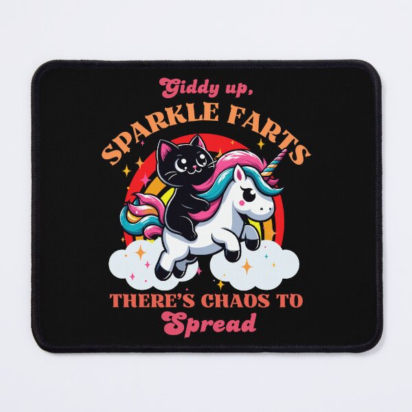 Item preview, Giddy Up Sparkle Farts There's Chaos To Spread designed and sold by Kawaii-n-Spice.