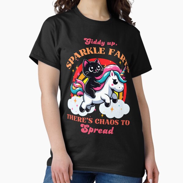 Aperçu de l'œuvre Giddy Up Sparkle Farts Il y a du chaos à se propager créée et vendue par Kawaii-n-Spice.