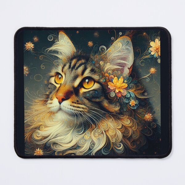 Item preview, Whiskered Impression: Maine Coon Majesty designed and sold by BastKittyStore.