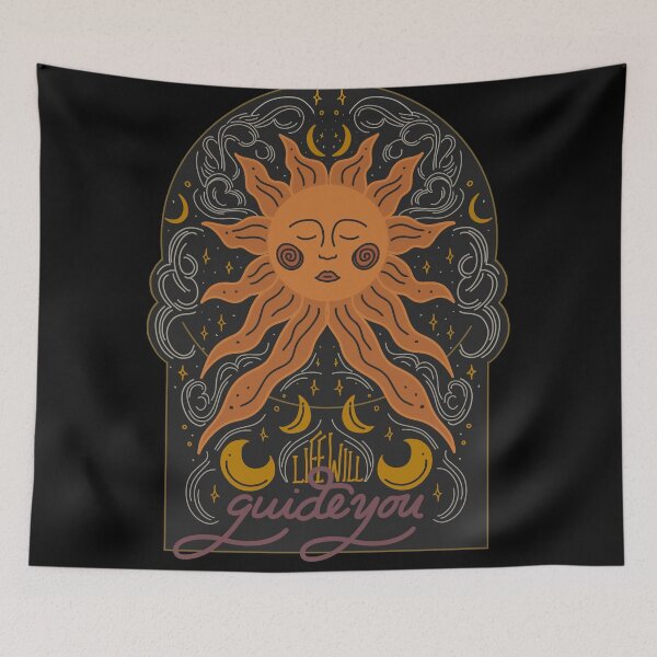 Item preview, Life Will Guide You - Whimsical Inspiring quote designed and sold by Anis Illustration.