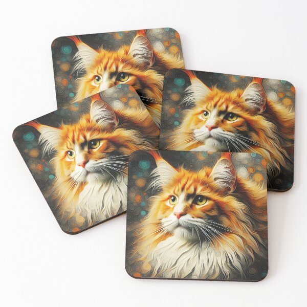 Item preview, Enchanting Whiskers: Maine Coon Delight designed and sold by BastKittyStore.