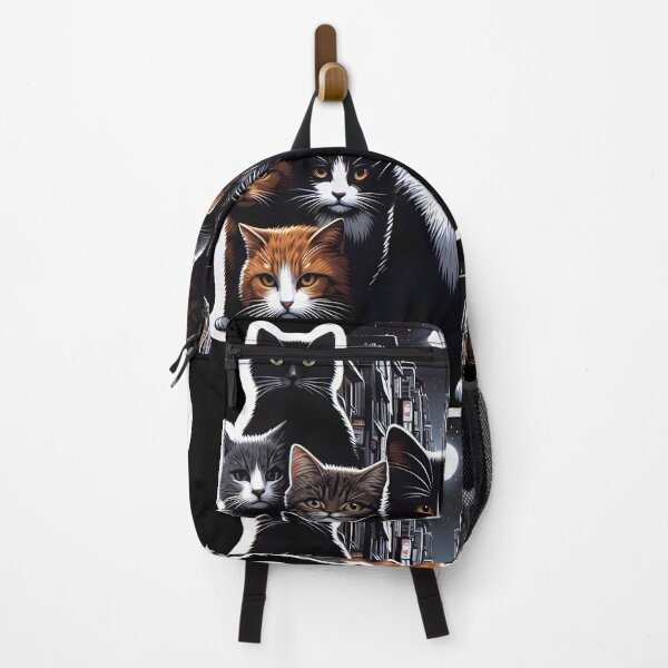 Item preview, Street Cats: A Moonlit Night in Detailed Feline Artistry designed and sold by DethLock.