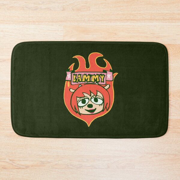 Item preview, Ransroom draws the firey red lammy crest-badge / um jammer lammy sheep girl designed and sold by RansRoom.