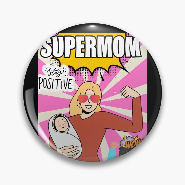 Item preview, Comic Book Supermom Guy with Dad Cheering designed and sold by Bennymp.
