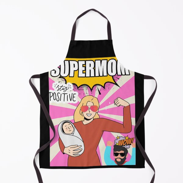 Item preview, Comic Book Supermom Guy with Dad Cheering designed and sold by Bennymp.