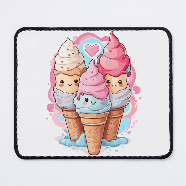 Item preview, Cute kawaii ice cream designed and sold by teedesigndaily.