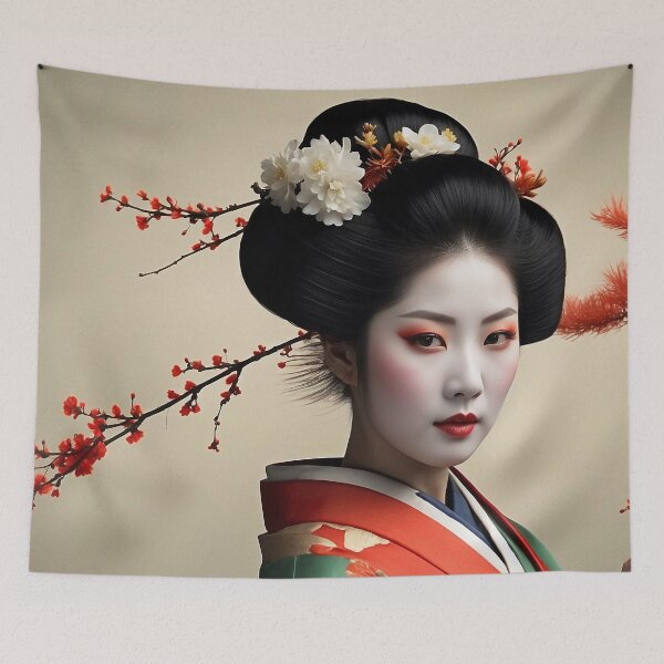 Item preview, Scarlet Determination | Geisha's Resolute Stance designed and sold by Rothnaric.