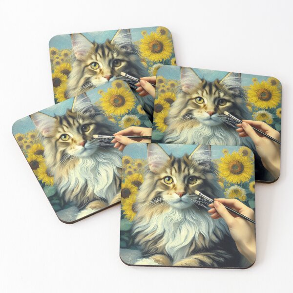 Item preview, Édouard's Muse: Maine Coon Majesty designed and sold by BastKittyStore.