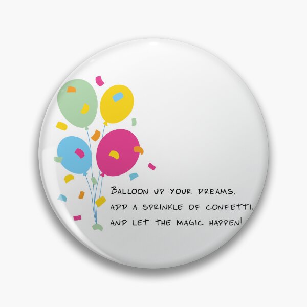 Item preview, Balloon Up Your Dreams | Pink Yellow Blue Orange Green | White designed and sold by Wintre2.