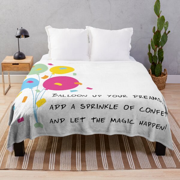 Item preview, Balloon Up Your Dreams | Pink Yellow Blue Orange Green | White designed and sold by Wintre2.