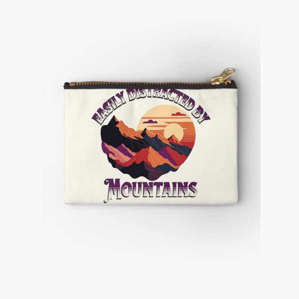 Item preview, Easily Distracted By Mountains camping lovers designed and sold by PRINYOS.