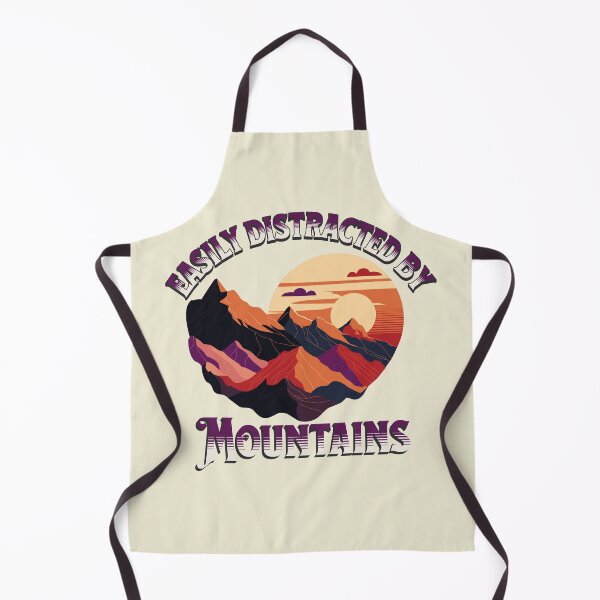 Item preview, Easily Distracted By Mountains camping lovers designed and sold by PRINYOS.