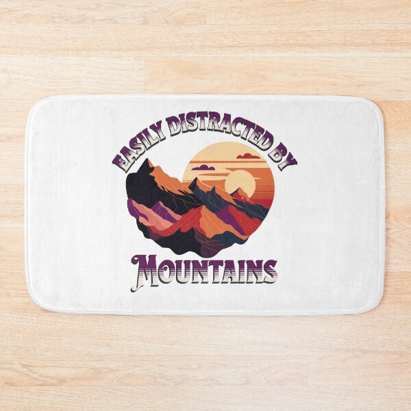 Item preview, Easily Distracted By Mountains camping lovers designed and sold by PRINYOS.