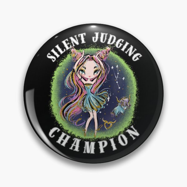 Item preview, Silent Judging Champion designed and sold by ZodiacWonders.