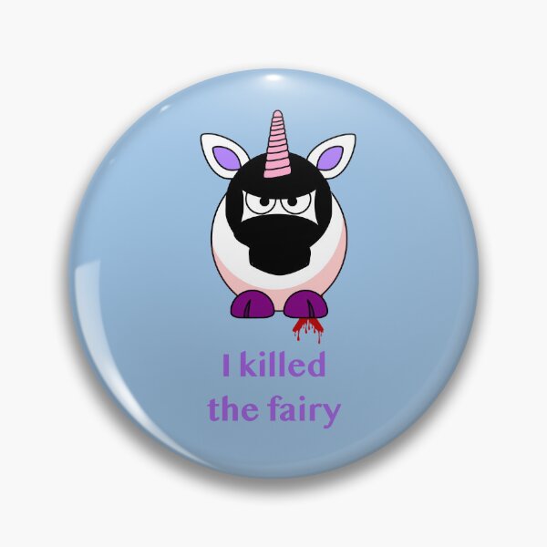 Item preview, Evil Unicorn - Dead Fairy designed and sold by NoerdyundDoerty.