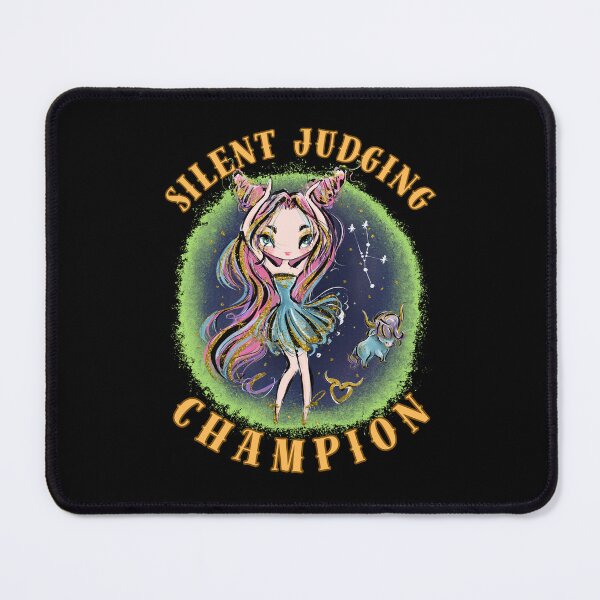 Item preview, Silent Judging Champion. taurus sign designed and sold by ZodiacWonders.