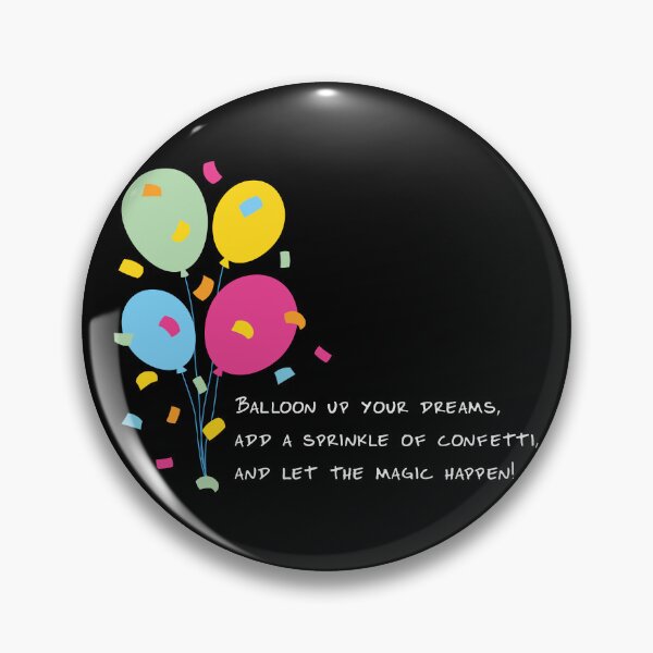 Item preview, Balloon Up Your Dreams | Pink Yellow Blue Orange Green | Black designed and sold by Wintre2.