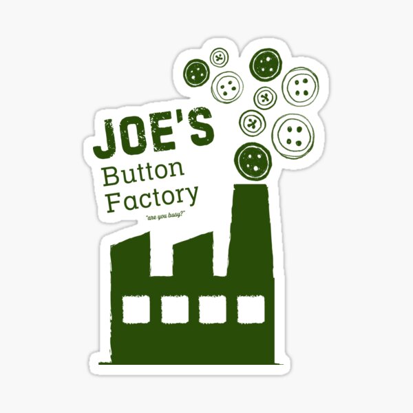 Aperçu de l'œuvre Chanson de Joes Button Factory - chanson pour enfants, nostalgique, es-tu occupé ?, Je m'appelle Joe créée et vendue par tziggles.