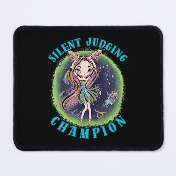 Item preview, Silent Judging Champion. taurus birthday designed and sold by ZodiacWonders.