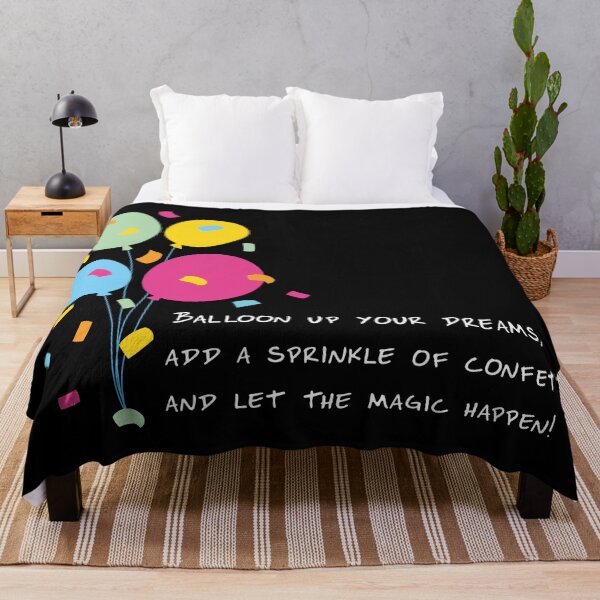 Item preview, Balloon Up Your Dreams | Pink Yellow Blue Orange Green | Black designed and sold by Wintre2.
