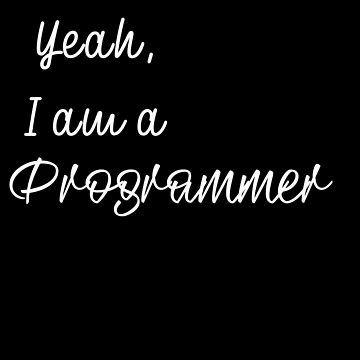 Artwork thumbnail, Yeah, I am a programmer by RangersLpg