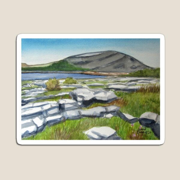 Item preview, The Burren, Co. Clare, Ireland. Watercolor on 20.5 x 27.5cm watercolor paper. designed and sold by crowleyronan123.
