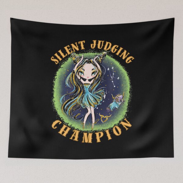 Item preview, Silent Judging Champion. taurus april designed and sold by ZodiacWonders.