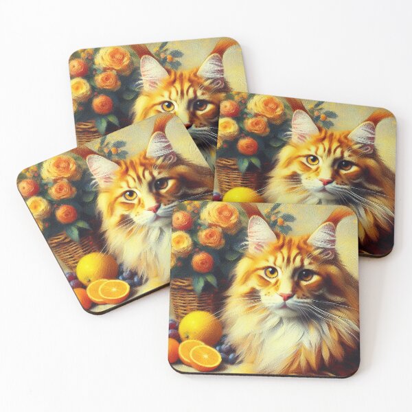 Item preview, Édouard's Whiskered Odyssey: Maine Coon Marvels designed and sold by BastKittyStore.