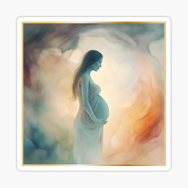 Item preview, Pregnant woman. designed and sold by KrisDry.