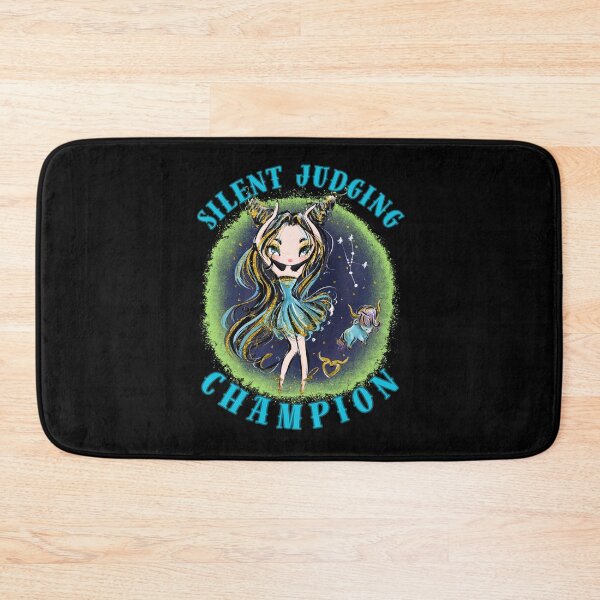 Item preview, Silent Judging Champion. taurus astrological sign designed and sold by ZodiacWonders.