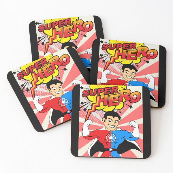 Item preview, Comic Book Super Hero with Muscles designed and sold by Bennymp.