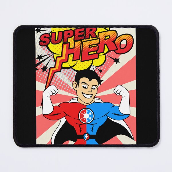 Item preview, Comic Book Super Hero with Muscles designed and sold by Bennymp.
