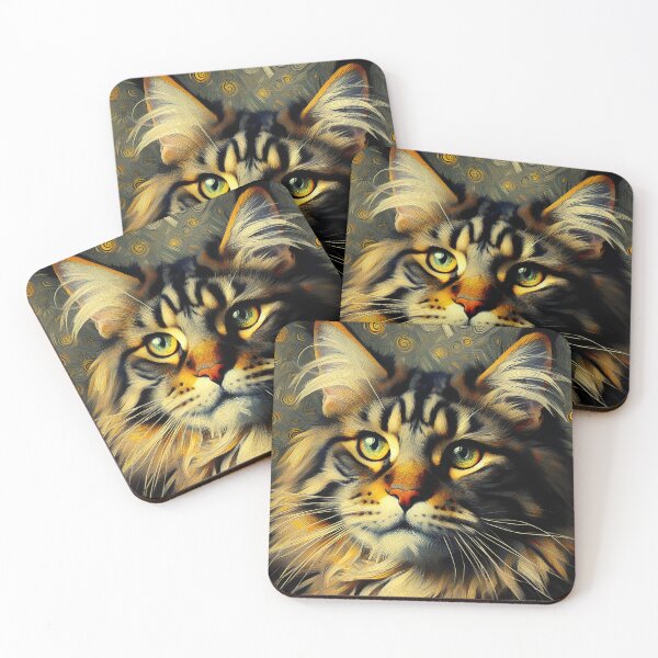 Item preview, Édouard's Whiskered Symphony: Maine Coon Magic designed and sold by BastKittyStore.