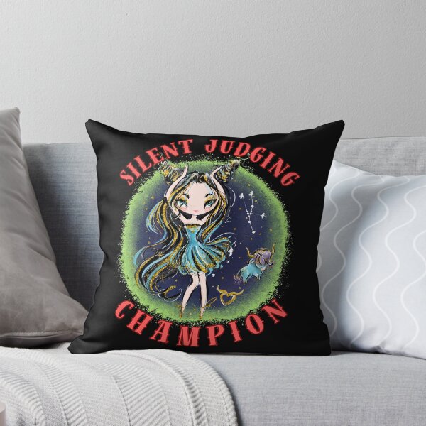Item preview, Silent Judging Champion. taurus star sign designed and sold by ZodiacWonders.