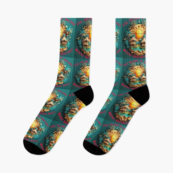 Item preview, Island Of Dreams - Where Happiness Dies designed and sold by AlienAlmanac.