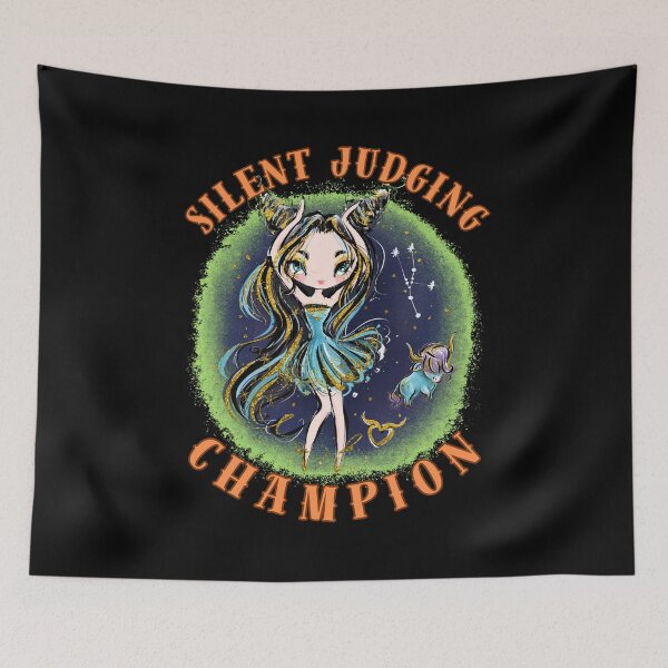 Item preview, Silent Judging Champion. taurus traits designed and sold by ZodiacWonders.