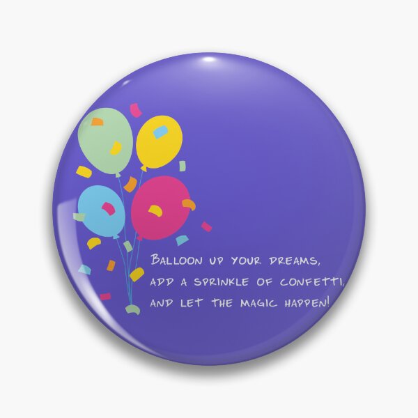 Item preview, Balloon Up Your Dreams | Pink Yellow Blue Orange Green | Iris designed and sold by Wintre2.