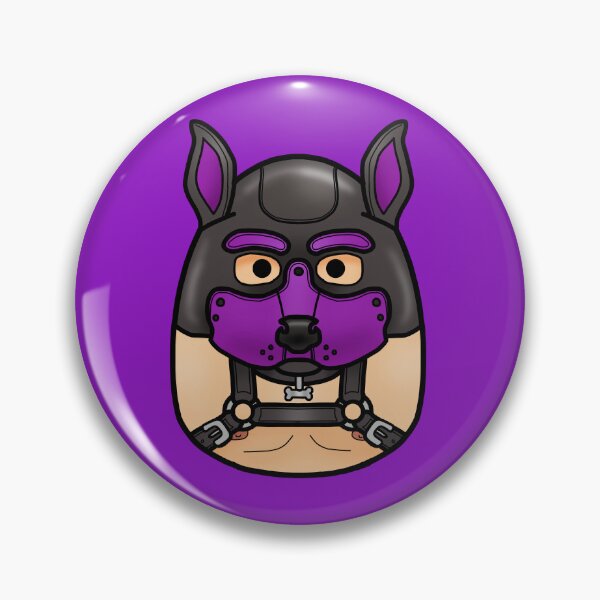 Item preview, Kinkmallows - Purple Pup Play Neoprene Hood designed and sold by Zphal.