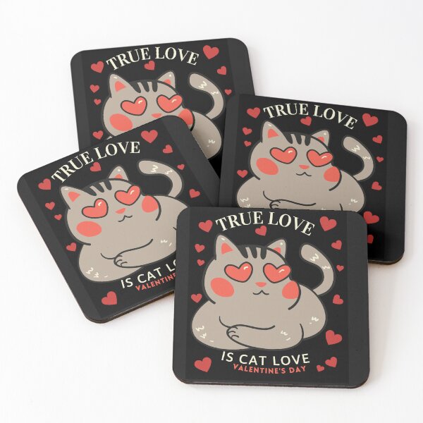 Item preview, True love, is cat love. designed and sold by Ewa Stęplewska.