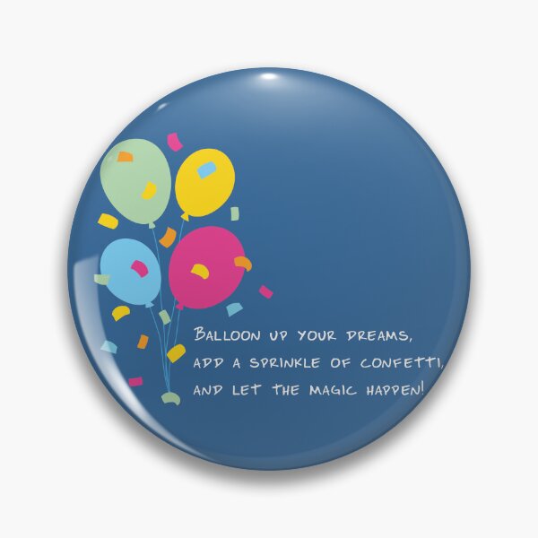 Item preview, Balloon Up Your Dreams | Pink Yellow Blue Orange Green | Blue designed and sold by Wintre2.