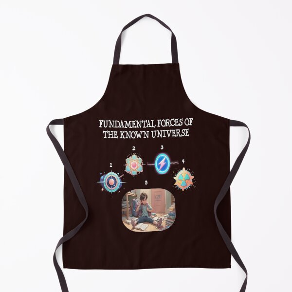 Item preview, Fundamental forces of the universe - white text designed and sold by Gelastic.