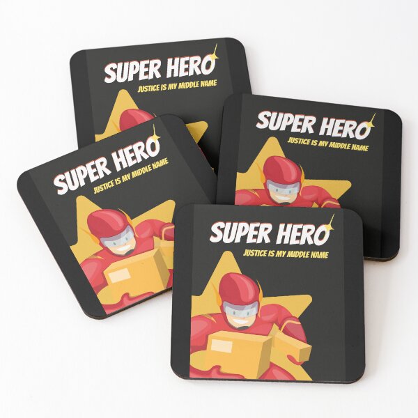 Item preview, Comic Book Super Hero with Justice is my middle name designed and sold by Bennymp.