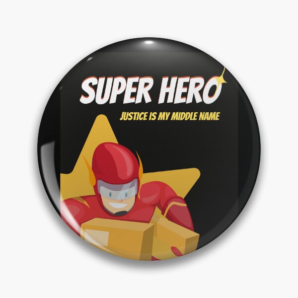 Item preview, Comic Book Super Hero with Justice is my middle name designed and sold by Bennymp.