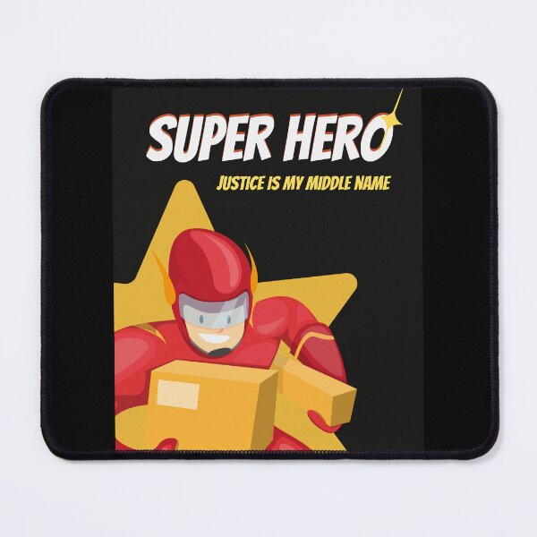 Item preview, Comic Book Super Hero with Justice is my middle name designed and sold by Bennymp.