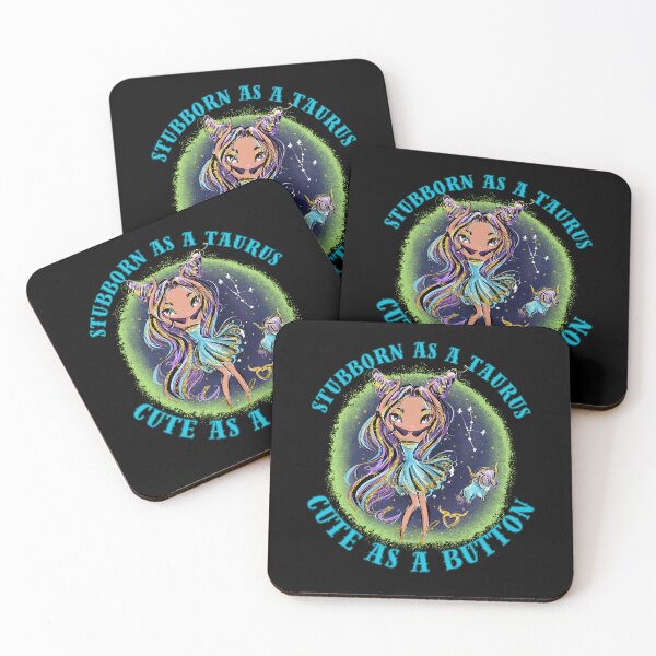 Item preview, Stubborn As A Taurus, Cute As A Button. taurus astrological sign designed and sold by ZodiacWonders.