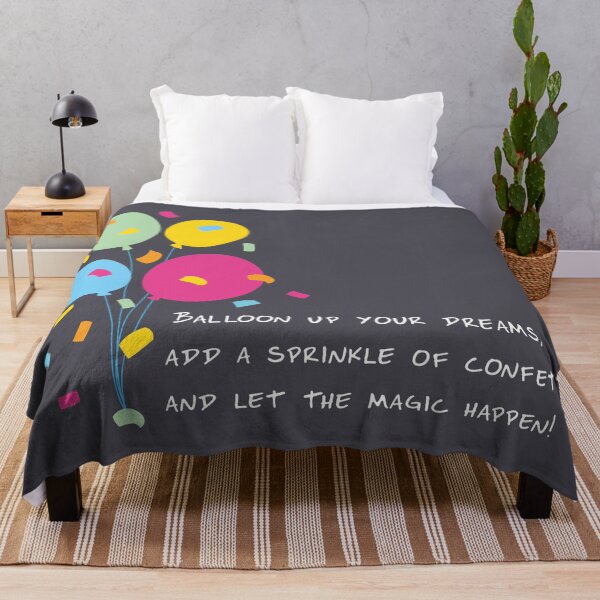 Item preview, Balloon Up Your Dreams | Pink Yellow Blue Orange Green | Gray designed and sold by Wintre2.