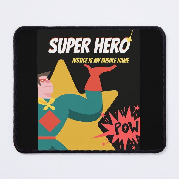 Item preview, Comic Book Superhero with Justice is my middle name designed and sold by Bennymp.