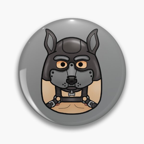 Item preview, Kinkmallows - Grey Pup Play Neoprene Hood designed and sold by Zphal.