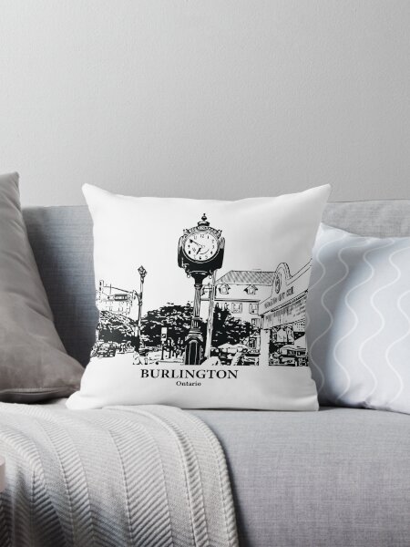 Fashion burlington coat throw pillows