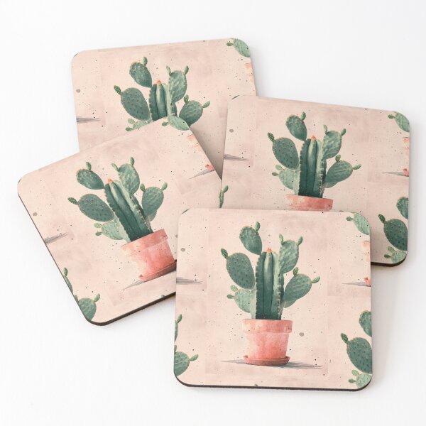 Item preview, Soothing Serenity: Minimalist Cactus Fresco Inspired by Rusticcore Abstractions designed and sold by Piotrek0001.